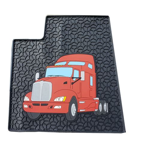 Kenworth Floor Mat Set (RED) 2 PCS Heavy Duty - T600 T660 T800 W900 | eBay