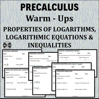 Image result for Precalculus Logarithms