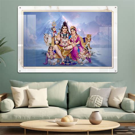 Shiv Parvati Wall Art: A Divine and Harmonious Piece – FIVE KRAFT