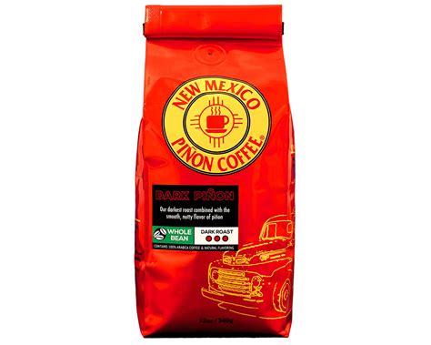New Mexico Piñon Coffee Naturally Flavored Coffee (Dark Piñon Whole ...