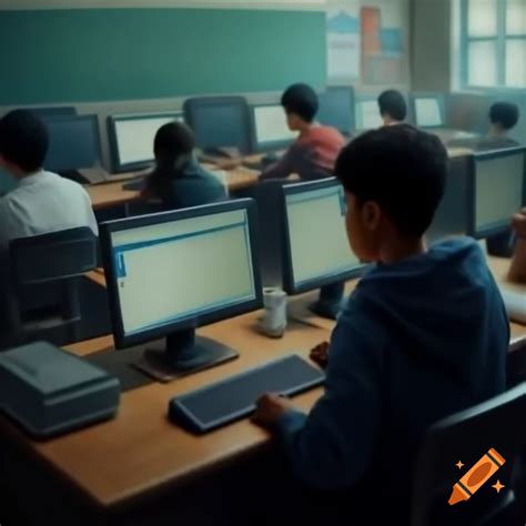 A Graphical of a Student Accessing a Computer 的图像结果