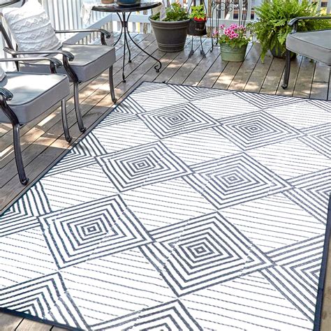 Grey And White Outdoor Mats at Charlie Ortega blog