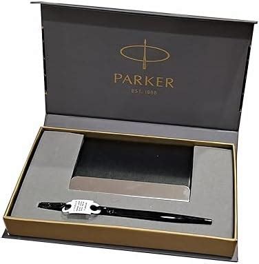 PARKER Insignia LAQUE BMT Ballpoint Pen with Card Holder : Amazon.in ...