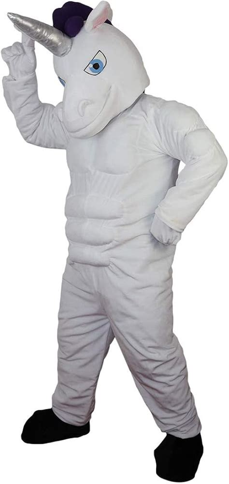 Plush White Unicorn Horse Mascot Costume Cute Unisex India | Ubuy