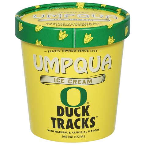 Umpqua Ice Cream, Duck Tracks (1 pt) Delivery or Pickup Near Me - Instacart
