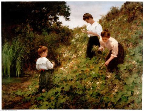 Flower Girls by Hermann Seeger - 35 X 44 Inches (Art Print) – Artistica ...