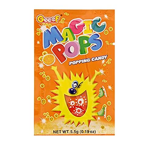 Magic Pops Popping Candy Orange Flavor (Pack of 40) – glamshow