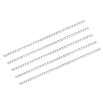DMiotech 5 Pack Aluminum Round Rod Bar 10mm Diameter 500mm Length for ...