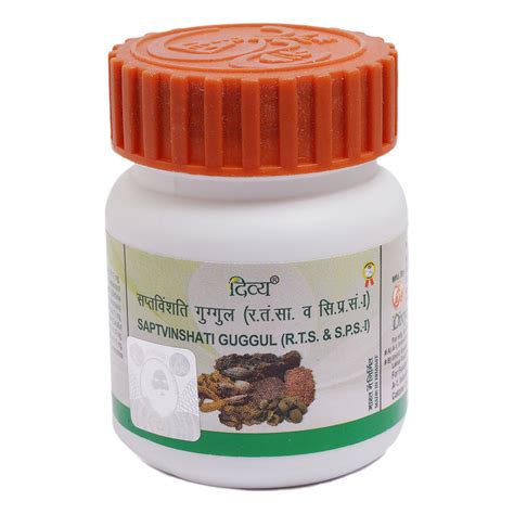 Divya Saptvinshati Guggul (40 TAB) – Parijaat Ayurveda & Organic