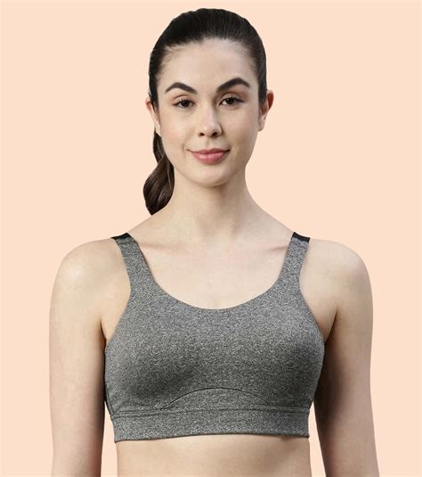 Enamor Agion SB18 Convertible Back High-Impact Sports Bra for Women- F