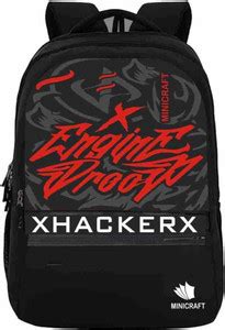 Minicraft HACKER Edition Bag with 2 Secret Pockets Large Size Laptop ...