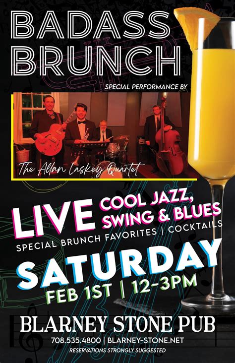 Jazz Brunch with The Allan Laskey Quartet, Blarney Stone Oak Forest, 1 ...