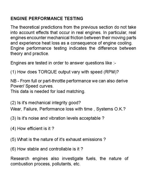 Image result for Engine Performance Testing Tools