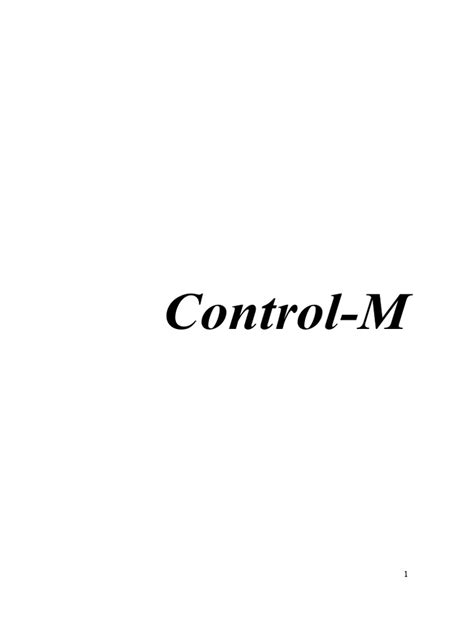 Control-M Tutorial 的图像结果