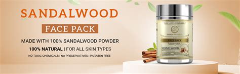 Khadi Herbal Sandalwood Herbal Face Pack, 50g : Amazon.in: Beauty