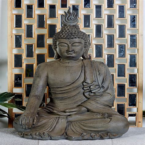 Grayson Lane Gray Polyresin Art Deco Sculpture 92694 at Lowes.com