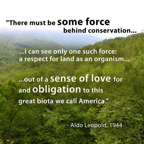 Quotes On Conservation Aldo Leopold. QuotesGram