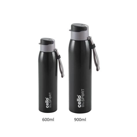 Cello Stainless Steel Double Walled Water Bottle, Hot and Cold (Ener-G ...