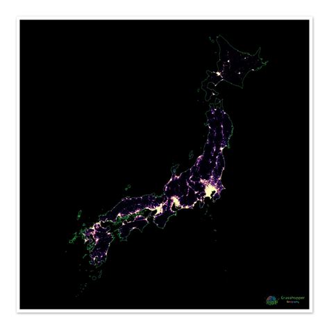 Map Of Japan Population Density