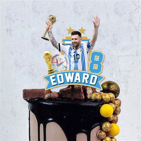 Messi Cake Topper 的图像结果