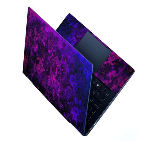 Full Panel Laptop Skin - Pink Blue Abstract – SkinsLegend