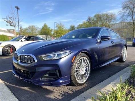 Alpina B8 in Frozen Tanzanite Blue Metallic : r/BMW