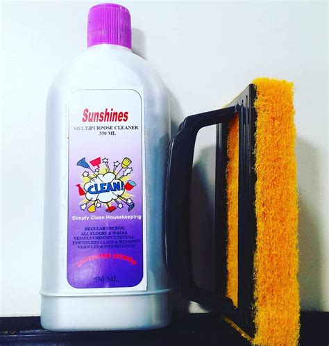Sunshines Multi Purpose Cleaner with Scrubber 550ml Kit : Amazon.in ...