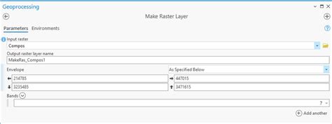 Making a Raster Layer from a Multiband Raster Dataset — mapping 101