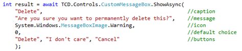 Creating a Custom Message Box WPF 的图像结果