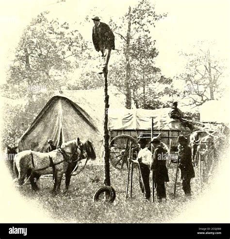 Telegraph in civil war hi-res stock photography and images - Alamy