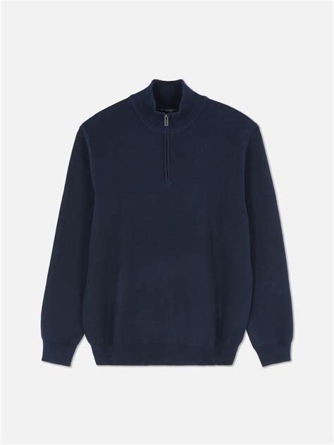Men's Half Zip Jumpers | Quarter Zip Jumpers | Primark UK