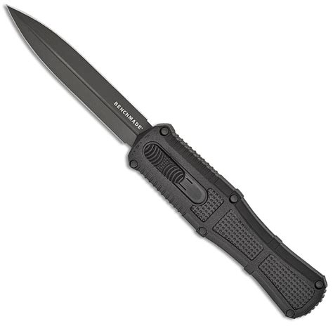 Benchmade Claymore OTF Auto Black Grivory Handle Smoke Gray PVD Blade ...