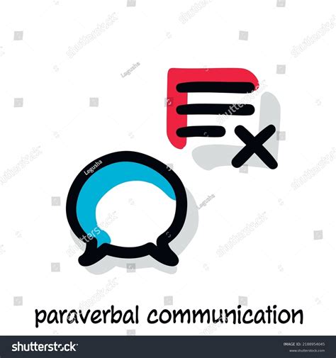 Paraverbal Communication Scribing Sketchnoting Visual Note Stock Vector ...