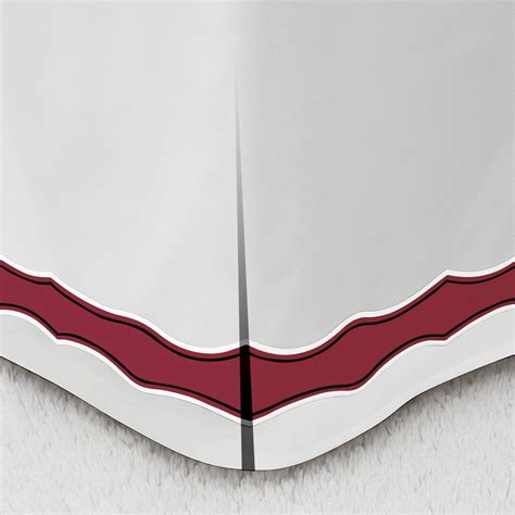 Sagrisa Applique Embroidery Cotton Tailored Bed Skirt