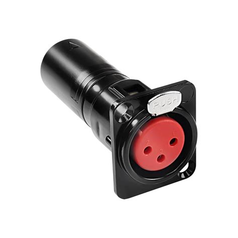 MEIRIYFA XLR 3 Pin Female to Male Pass Through Panel Mount Jack, Mic ...