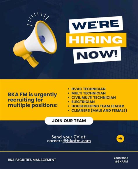 Job Alert: BKA Facilities Management is Hiring in the UAE! | for HVAC ...