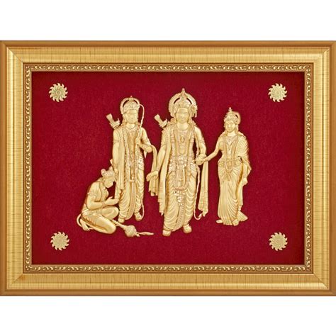 Ram Darbar Gold Foil Painting Wall Art Pure 24 Karat Gold – Zariya ...
