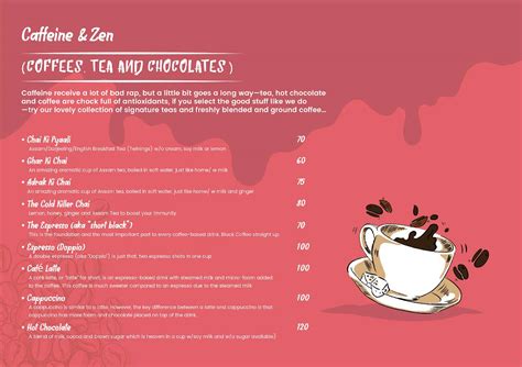 Menu at Cafe Lychee Tree, Dehradun