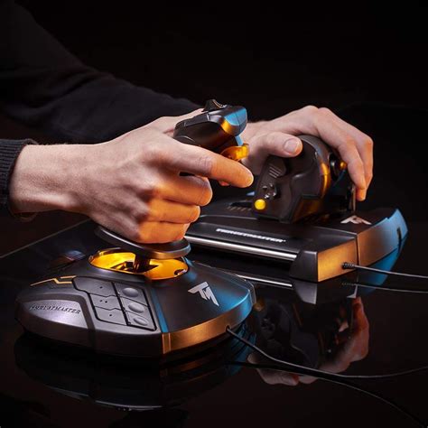 THRUSTMASTER T.16000M FCS Flight Pack Flight Game Controller Joystick ...