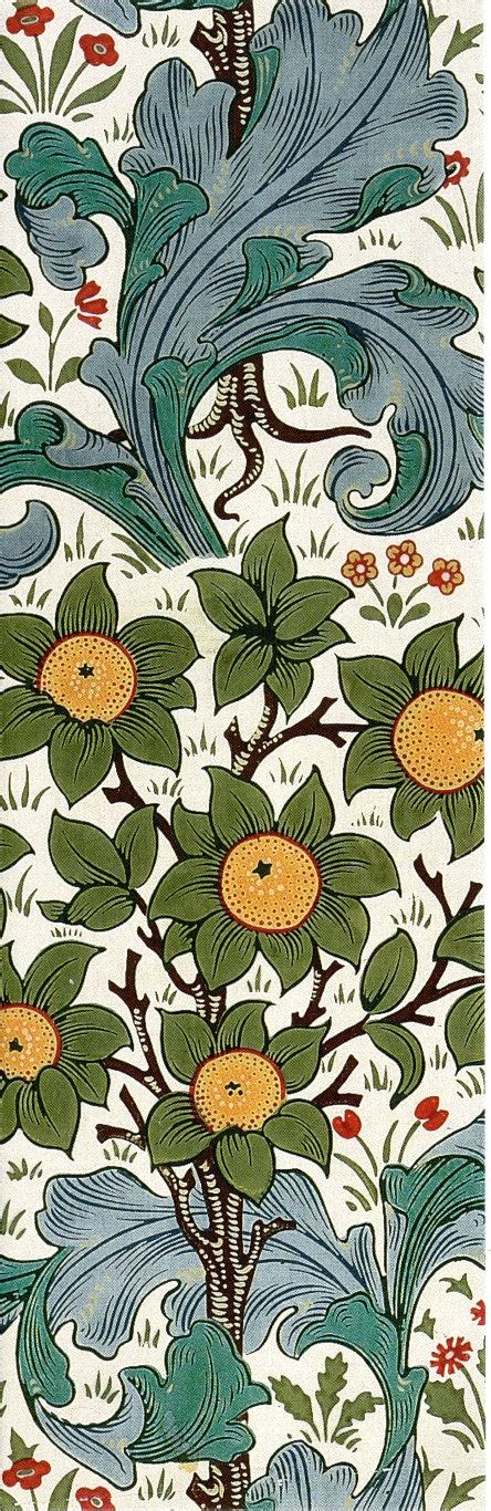 Modele de Papier-Peint "Verger" - "Orchard", 1899 by John Henry Dearle ...