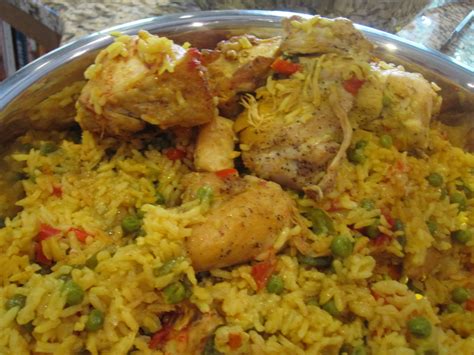 Dinner at Home: Yellow Rice and Chicken