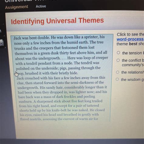 Click to see the list of universal themes in PDF or word-processing ...