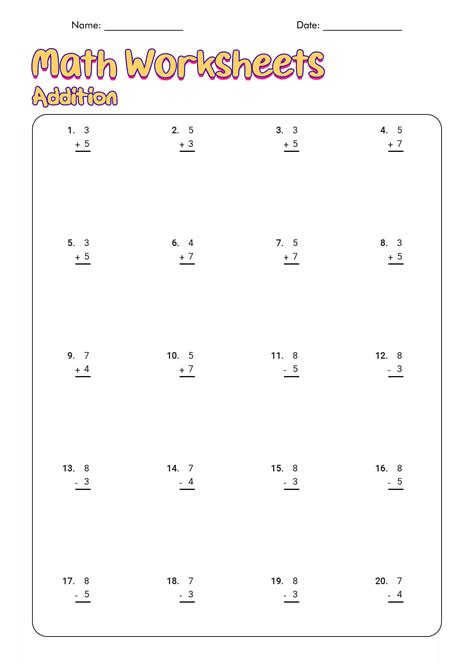 Image result for 1st Grade Math Problems Worksheet