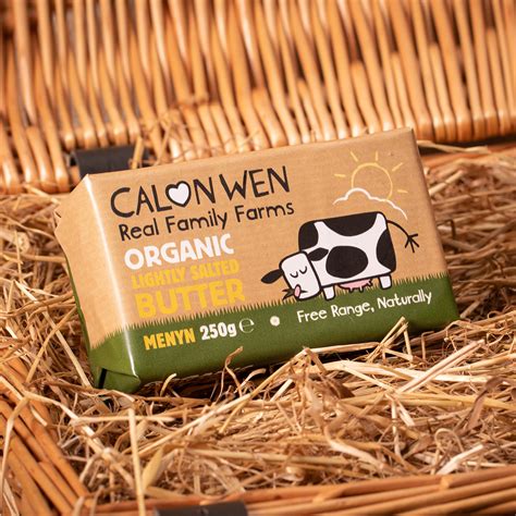 Calon Wen Organic Butter Lightly Salted 250G