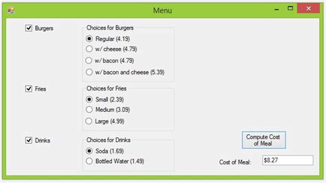 Image result for Menu Import Code