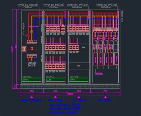 Image result for Learning Electrical Panel Project in AutoCAD
