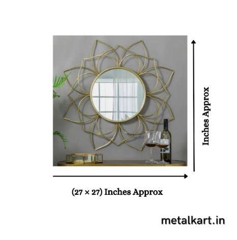 Buy Mirror Wall Art Online | Wall Mirror Designs – Punam Metalcrafts ...