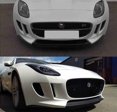 Jaguar f Type grille - one piece before and after fitting | Jaguar f ...