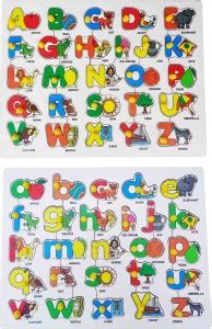 voolex Lowercase and Uppercase Alphabets with Objects for preschoolers ...