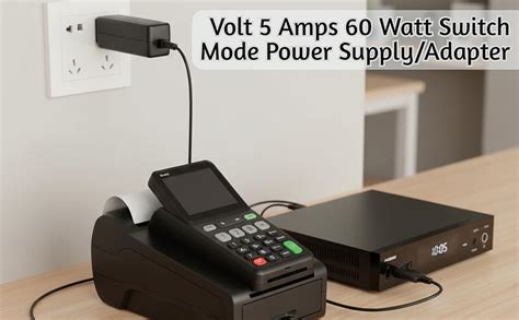RIVER FOX® 12 Volt 5 Amps 60 Watt Switch Mode Power Supply/Adapter,Ac ...